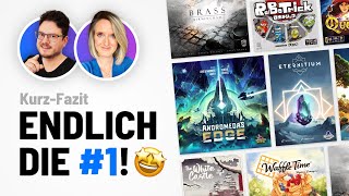 Brettspiel-Neuheiten und echte Klassiker im Kurz-Fazit