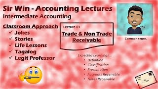 Lecture 01: Trade and Non Trade Receivable. Receivables Accounting. [Intermediate Accounting]