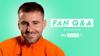 Which Premier League STAR does Amad Diallo remind Luke Shaw of? 🤩 | Fan Q&A with Luke Shaw