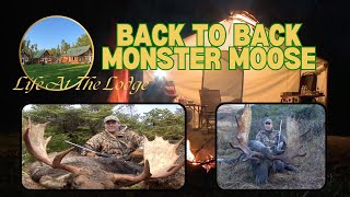 Life At The Lodge Presents Back To Back Monster Moose Hunting In Newfoundland Canada