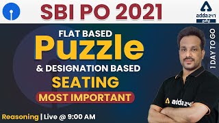 SBI PO 2021 | REASONING | FLAT BASED PUZZLE | SEATING | Adda247 Tamil