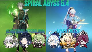 C0 Alhaitham Hyperbloom \u0026 C1 Ayaka Permafrost | Spiral Abyss Floor 12 | Genshin Impact 5.4