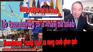 Teb cov phoojywg cov lus tusiab thiab txhawj Hmoob, Trump yuav ua rog nrog Panama, xwmtxheej xa neeg