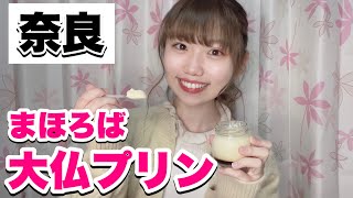 【大人気】奈良の名物！大仏プリンを食べてみた！