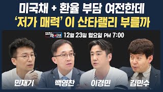 🔴[19시 생방송] 국내증시 산타랠리 기대 낮지만 저가 매력 있다...기대 가져도 되나? (백영찬, 이경민, 김민수, 민재기) | 인포맥스라이브 241223