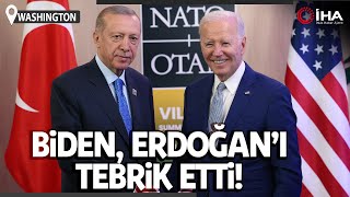 Beyaz Saray: Biden, İsveç Kararından Dolayı Erdoğan'ı Tebrik Etti