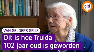 Hoe wordt je oud? De 102-jarige mevrouw Piek geeft tips - Van Gelders Grijs