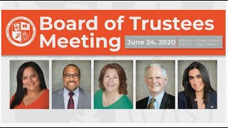 LBCCD - Board of Trustees Meeting - June 24, 2020