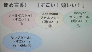 《褒める!》ウルドゥー語で「すごいね!」「頭いいね!」