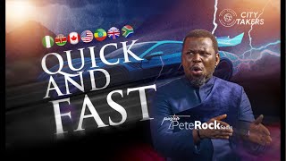 Peterock Sadiq is live: Morning devotion. Quick and Fast 1