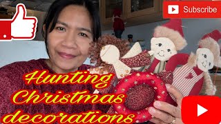 Hunting Christmas decorations, napakamura lang.