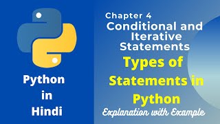 #28 Types of statement in Python | Statements in python | Empty statement | Compound statement