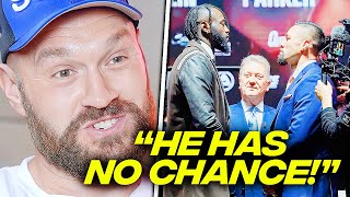 Tyson Fury LAUGHS At Deontay Wilder For Fighting Joseph Parker