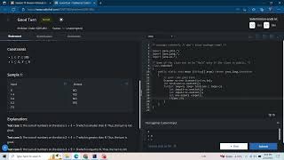 Good Turn Starters 78 Codechef solution in java