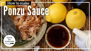 How to make homemade Ponzu sauce (Citrus soy sauce).