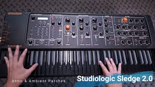 Studiologic Sledge 2.0 - Atmospheric \u0026 Ambient Sounds