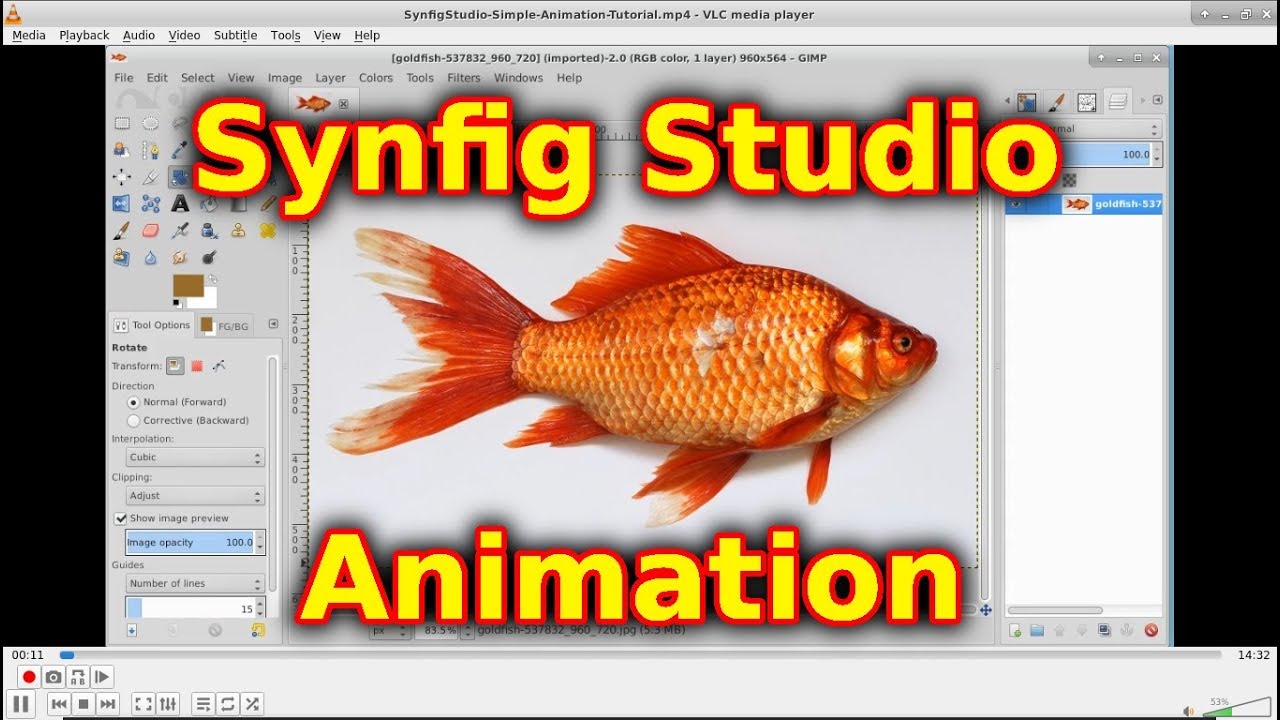 Synfig Studio Simple Animation Tutorial Youtube