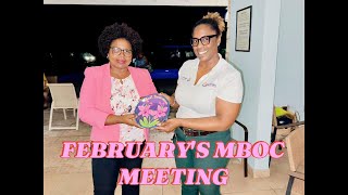 FEBRUARY'S MBOC MEETING                         The Montego Bay Orchid Club was established in 1991