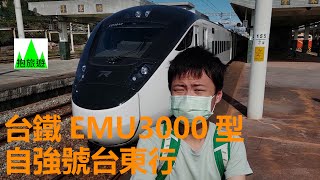 台鐵EMU3000型自強號台東行-2022.1.3 [尚責知識台-抱旅遊]