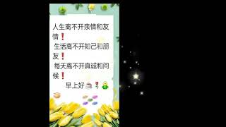 早安愉快：歌曲：致朋友💕