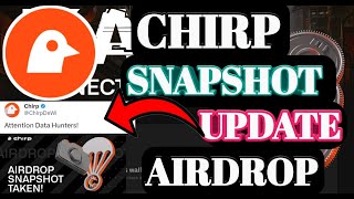 Chirp Snapshot Update। Chirp Sui Connect Update । Chirp Listing Update । Chirp Listing Update