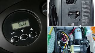 amazon basics Compact Portable 12V 150 PSI Digital Tyre Inflator with Carrying Case
