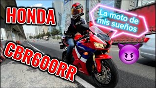 LA MEJOR MOTO DEL MUNDO 🌍 HONDA CBR 600 RR // Todos deberían manejarla