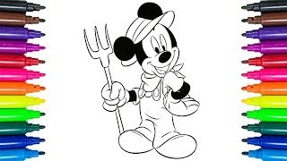 Mickey Mouse Coloring Pages for Children