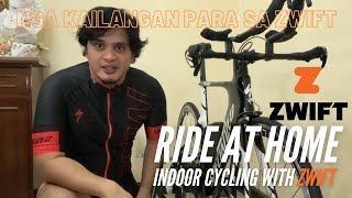 Ride At Home. Indoor Cycling with ZWIFT