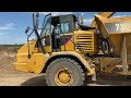 How to drive a dump truck (Cat 730)