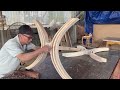 don t watch you ll be mesmerized 70 year old carpenter turn strips and scrap wood into masterpiece