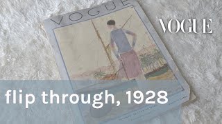 Vogue, June 15, 1928- Full Vintage Magazine Flip Through