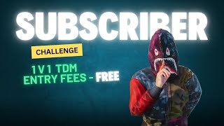 Subscriber vs Me | Tdm Challenge | 1 v 1 Pro Players 😱