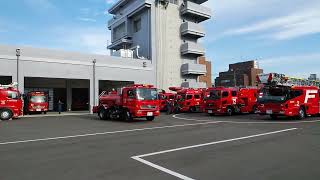 福岡市消防局原液3　車庫入れ