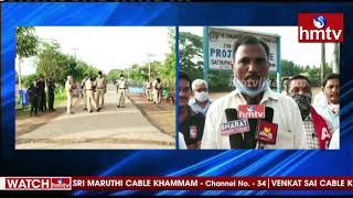 AITUC Leaders Protest over 'Coal Mines' Privatisation | Khammam | hmtv