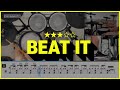 [Lv.08] Beat it - Michael Jackson (★★★☆☆) Pop Drum Cover