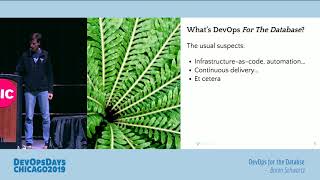 DevOpsDays Chicago 2019 - Baron Schwartz - Bringing DevOps To The Database