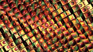 4K Hypnotic Colorful Magic Cube Wall Seamless Loop 2160p Motion Background