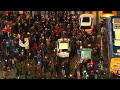 Protestors surround NYPD vehicle amid release of Tyre Nichols video