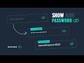 Show Hide Password with Floating Input Placeholder Text Animation | Html CSS & Javascript