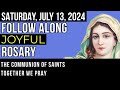 WATCH - FOLLOW ALONG VISUAL ROSARY for SATURDAY, July 13, 2024 - SHINING SEA