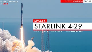 LIVE! SpaceX Starlink 4-29 Launch