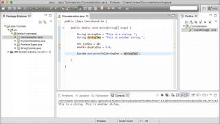 Java Tutorial 5 - Concatenation
