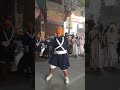 Sikh Martial Art Demo at the Nagar Kirtan #shorts #gatka  #gatkalovers #sikhmartialart