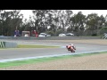 Casey Stoner enters Turn 1 at Jerez MotoGP Test 25.3.12