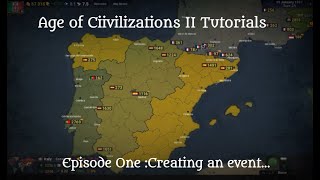 How to create events in Age of History II...