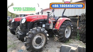 The best agricultural tractor made in China--YTO LX804 4×4 wheel second hand mini farm tractor