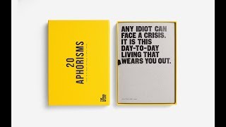 人生學校 產品 20 Aphorisms Card Set - The School of Life Taipei