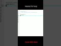 Nested for loop in C language