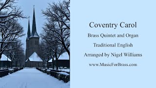 Coventry Carol for Brass Quintet and Organ